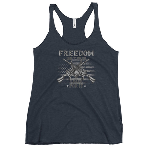 Freedom Isn't Free, I Paid For It Women's Tank Top - Mainstream Freedom
